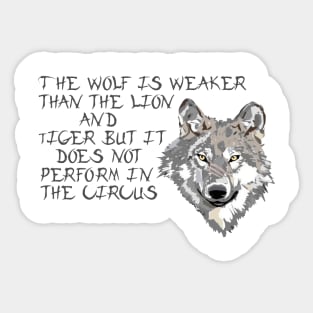 Wolf Sticker